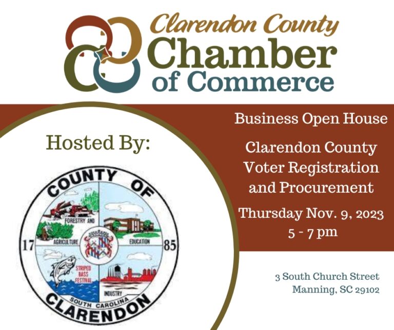 Clarendon County Voter Registration Open House Clarendon County